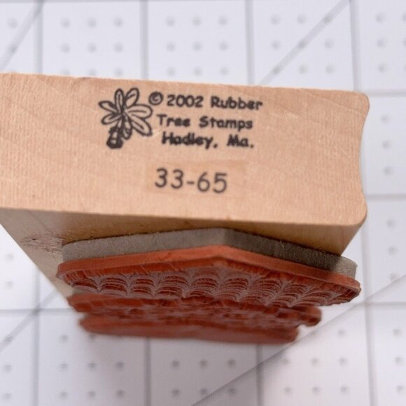 Stacked Hearts Rubber Stamp Abstract Wavy Dripping Love Romance Craft - Picture 3 of 4